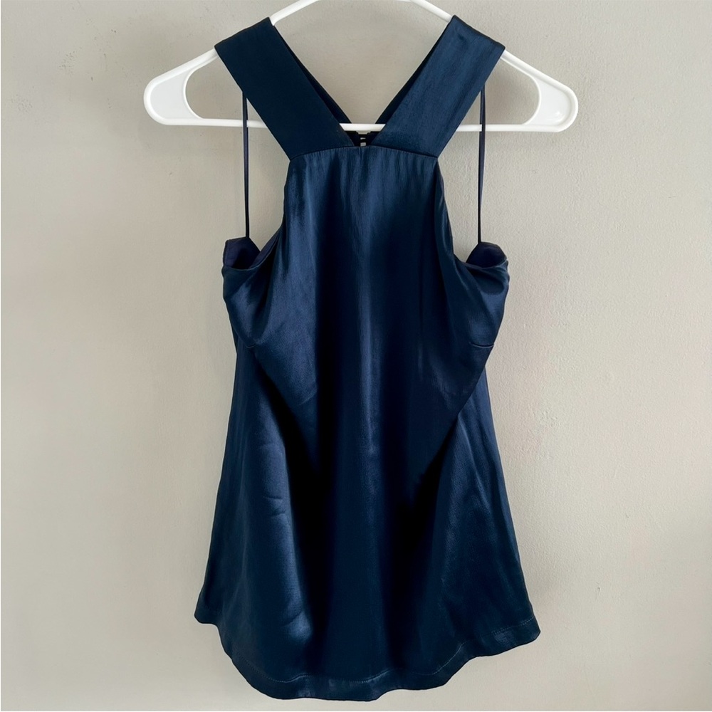 Banana Republic Navy Blue Halter Top - Picture 2 of 13